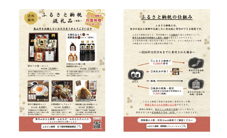 【ふるさと納税】返礼品のご紹介