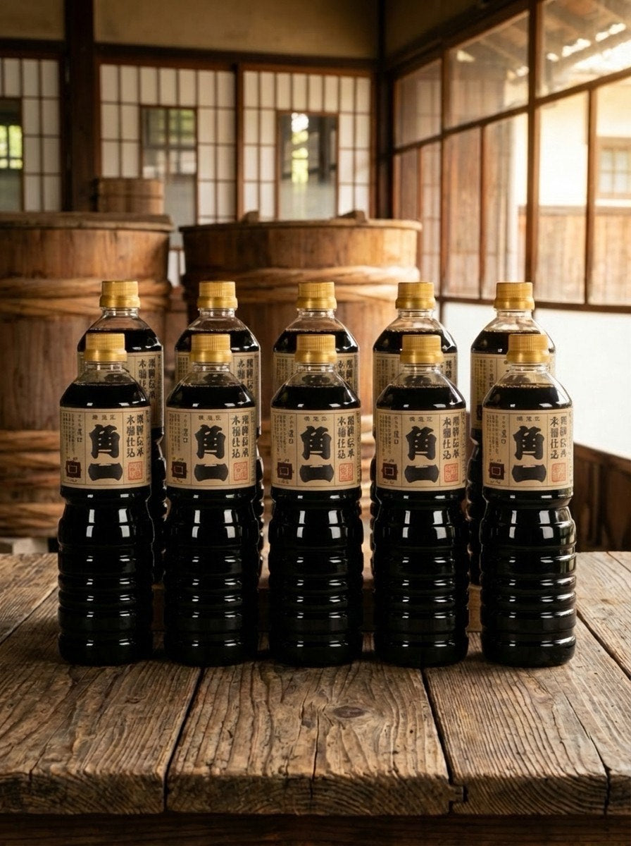 【お得な10本セット】飛騨醤油すみれ（濃口）1Lx10本